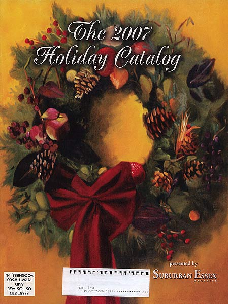 Karen Goldberg art on the cover of Suburban Essex Holiday magazine